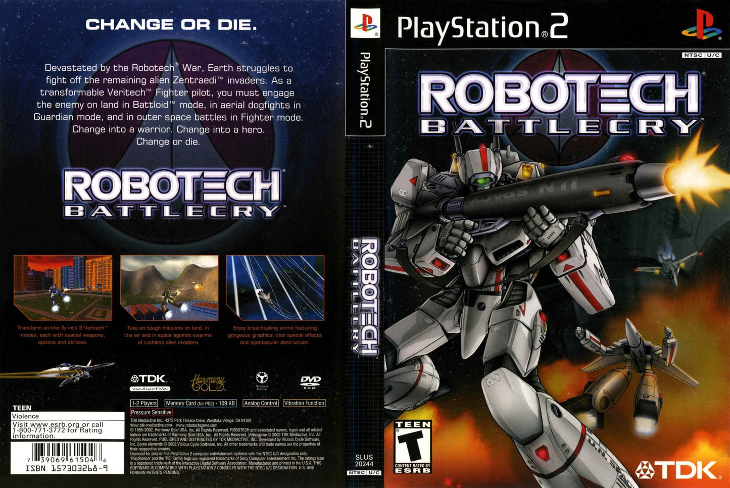 Robotech Battlecry Cover Art - WOI Solutions