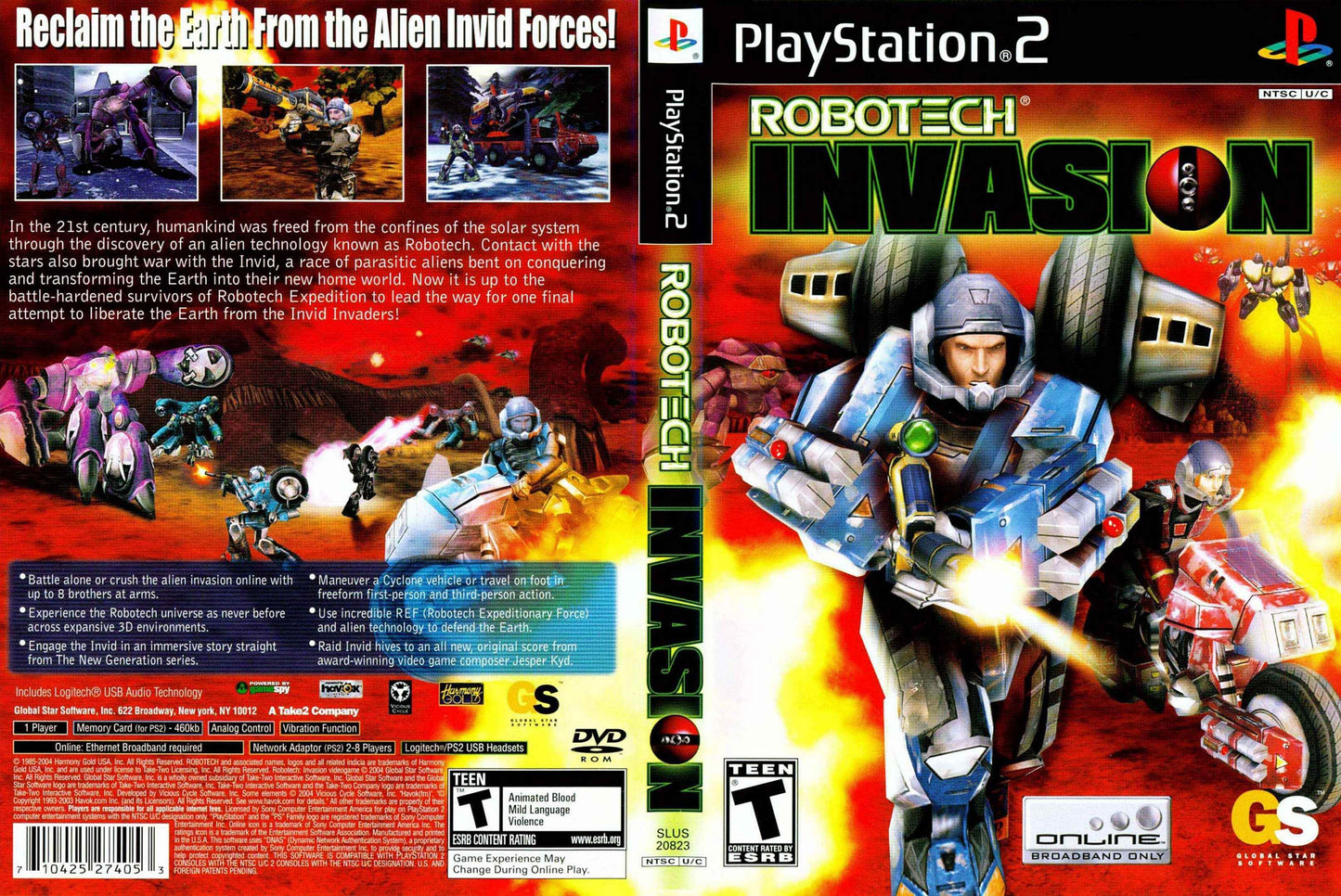 Robotech Invasion Cover Art - WOI Solutions