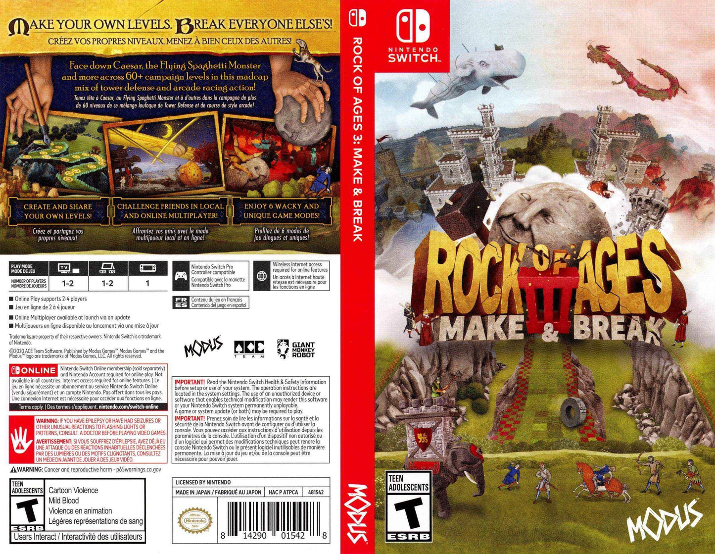 Rock of Ages 3 Make & Break Cover Art - WOI Solutions