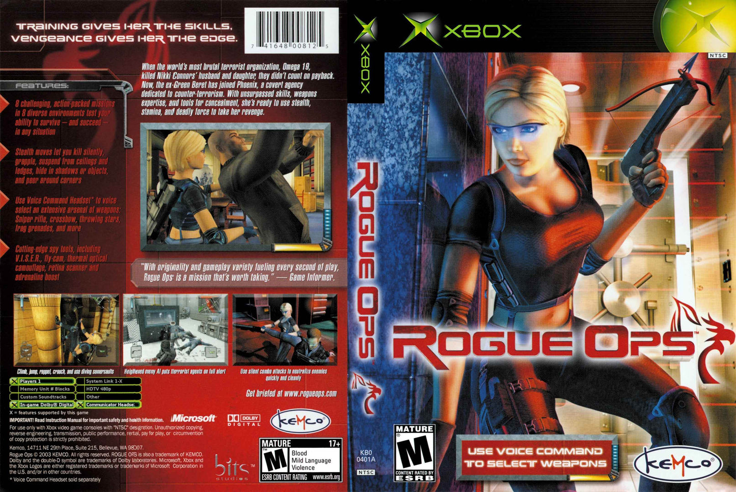 Rogue Ops Cover Art - WOI Solutions