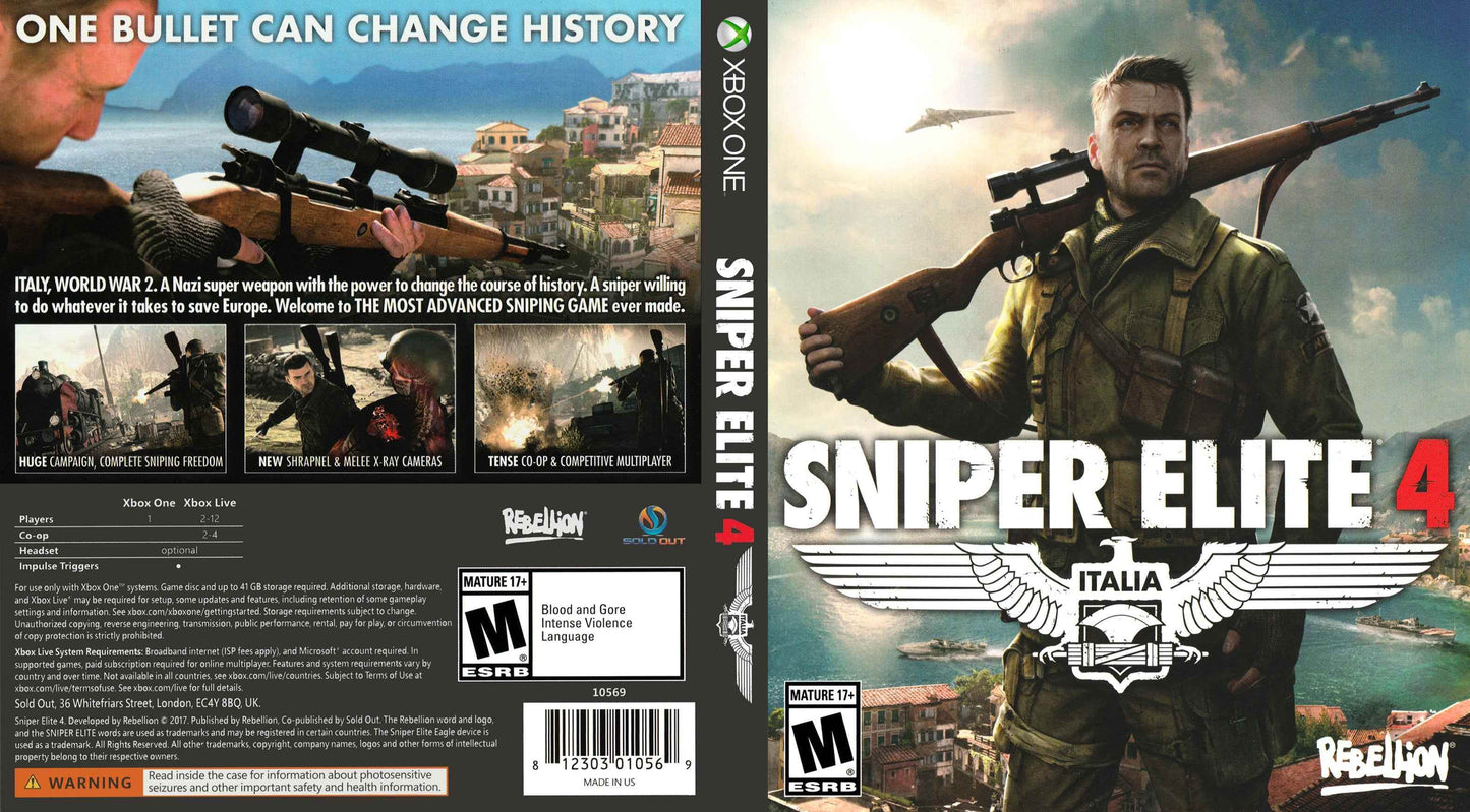 SNIPER ELITE 4 Cover Art - WOI Solutions