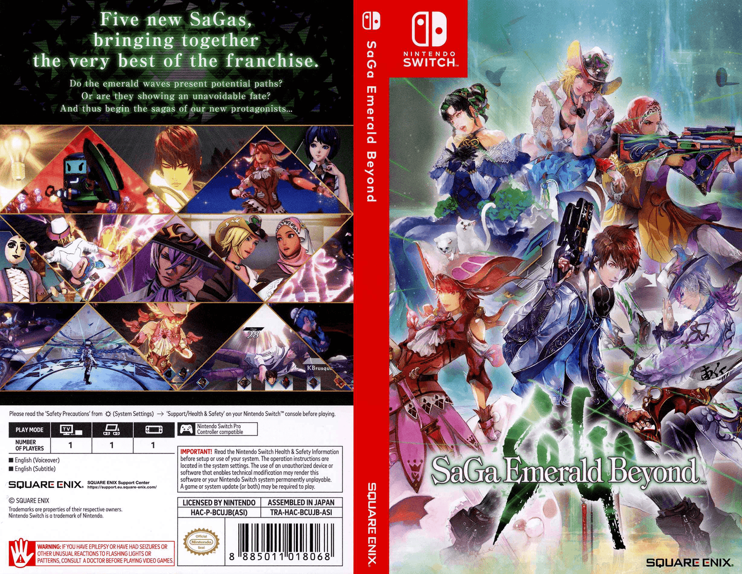 SaGa Emerald Beyond Cover Art - WOI Solutions