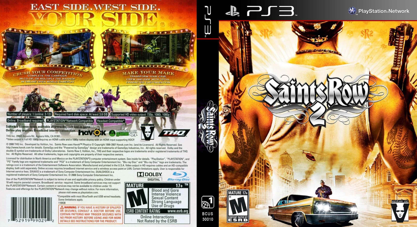 Saints Row 2 Cover Art - WOI Solutions