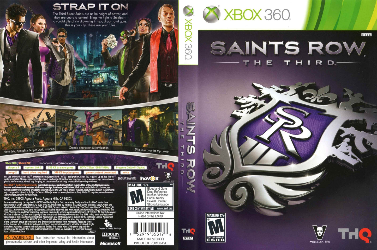 Saints Row The Third Cover Art - WOI Solutions