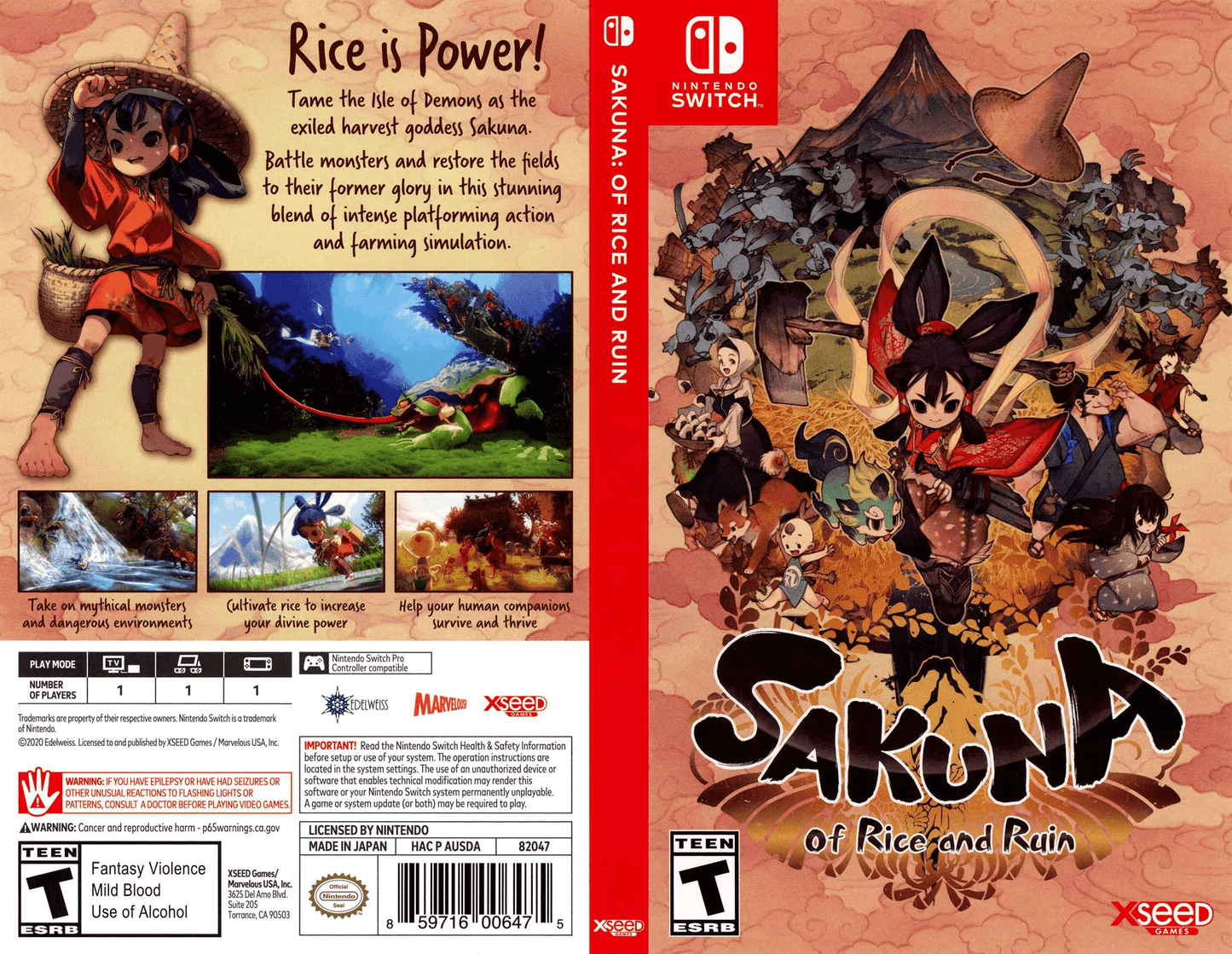 Sakuna of Rice and Ruin Cover Art - WOI Solutions