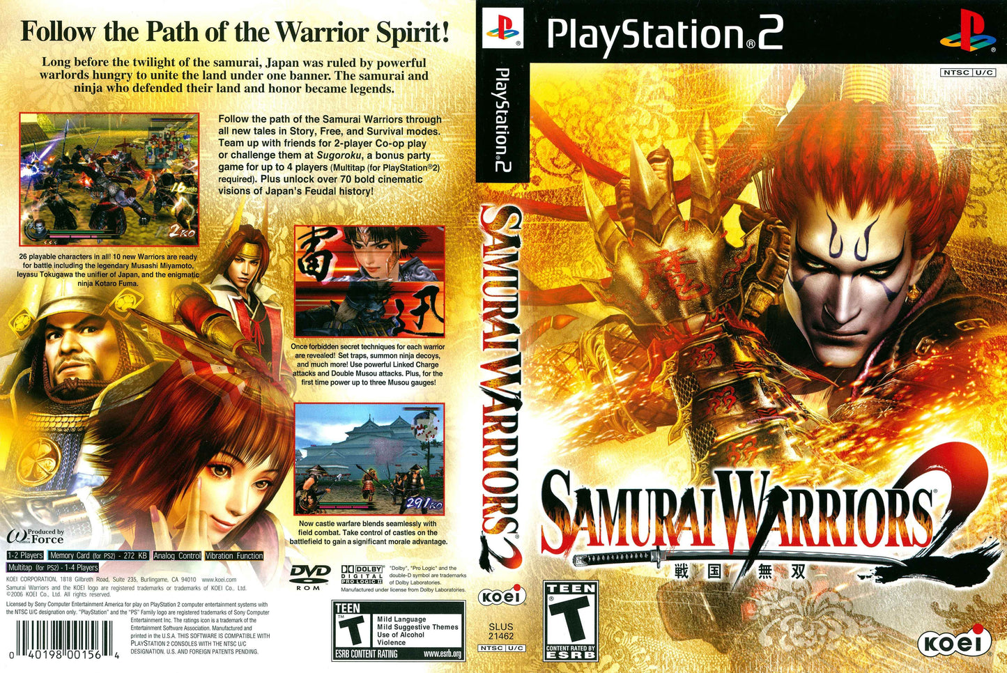 Samurai Warriors 2 Cover Art - WOI Solutions