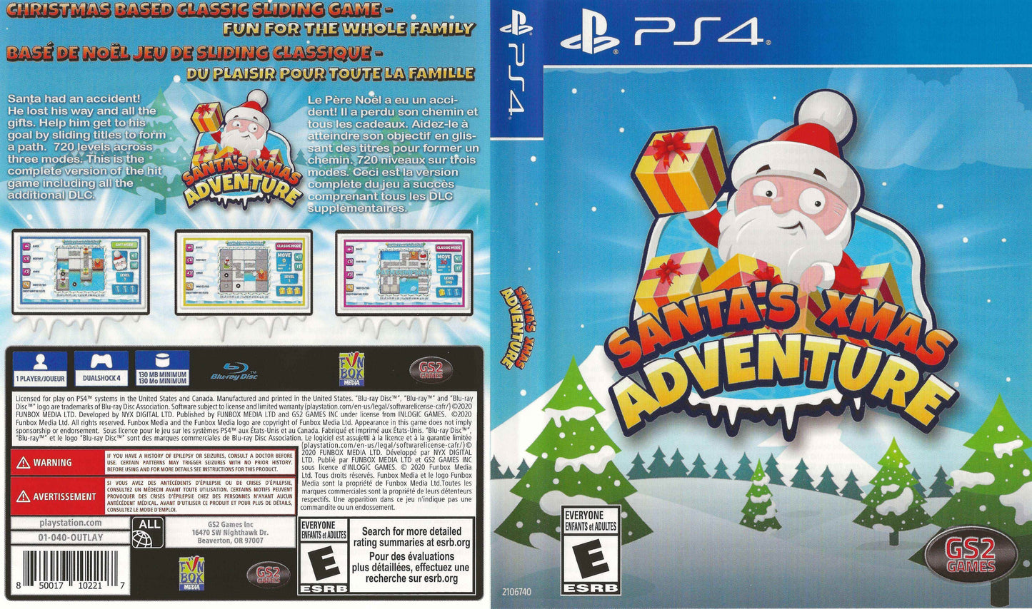 Santa's Xmas Adventure Cover Art - WOI Solutions