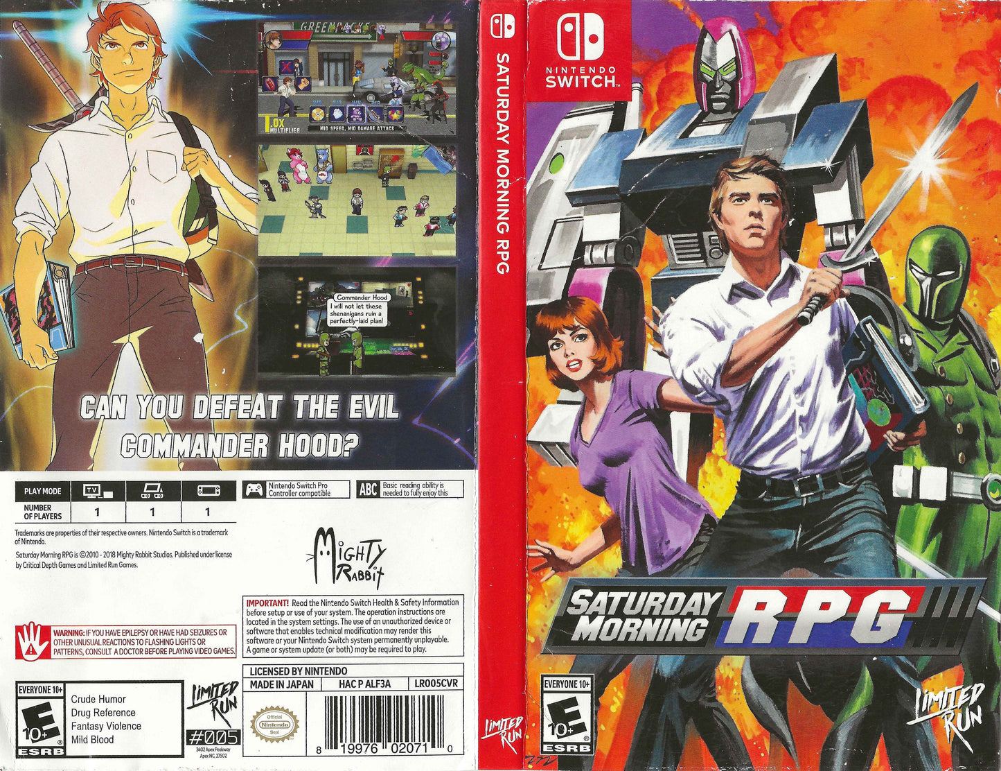 Saturday Morning RPG Cover Art - WOI Solutions