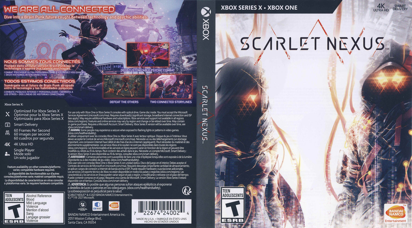 Scarlet Nexus Cover Art - WOI Solutions