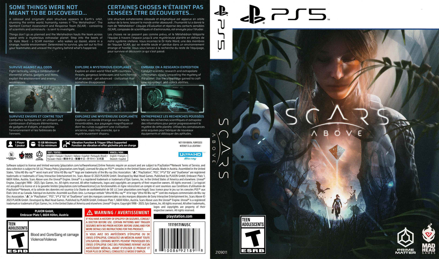 Scars Above Cover Art - WOI Solutions