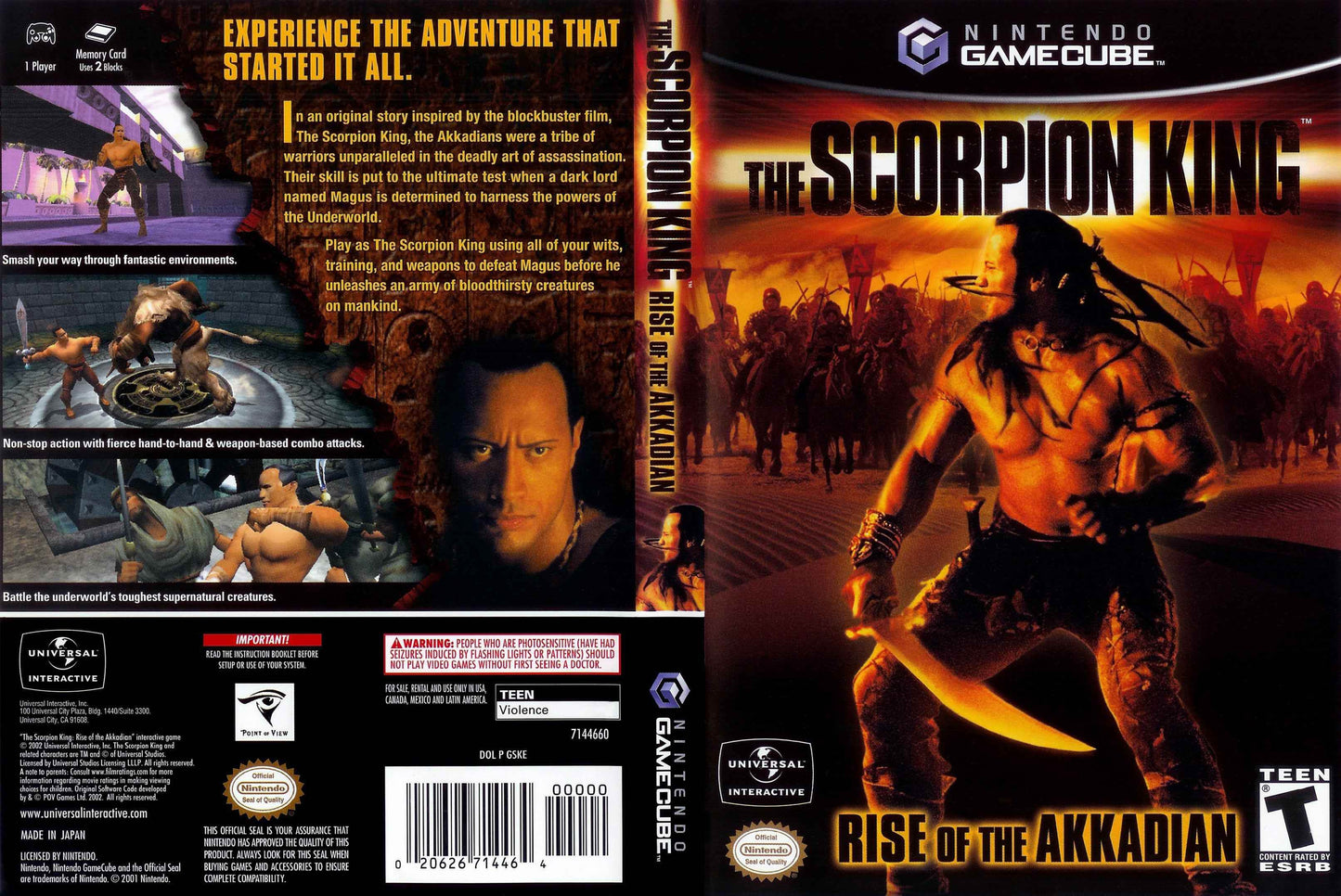 Scorpion King Rise Of The Akkadian, The Cover Art - WOI Solutions