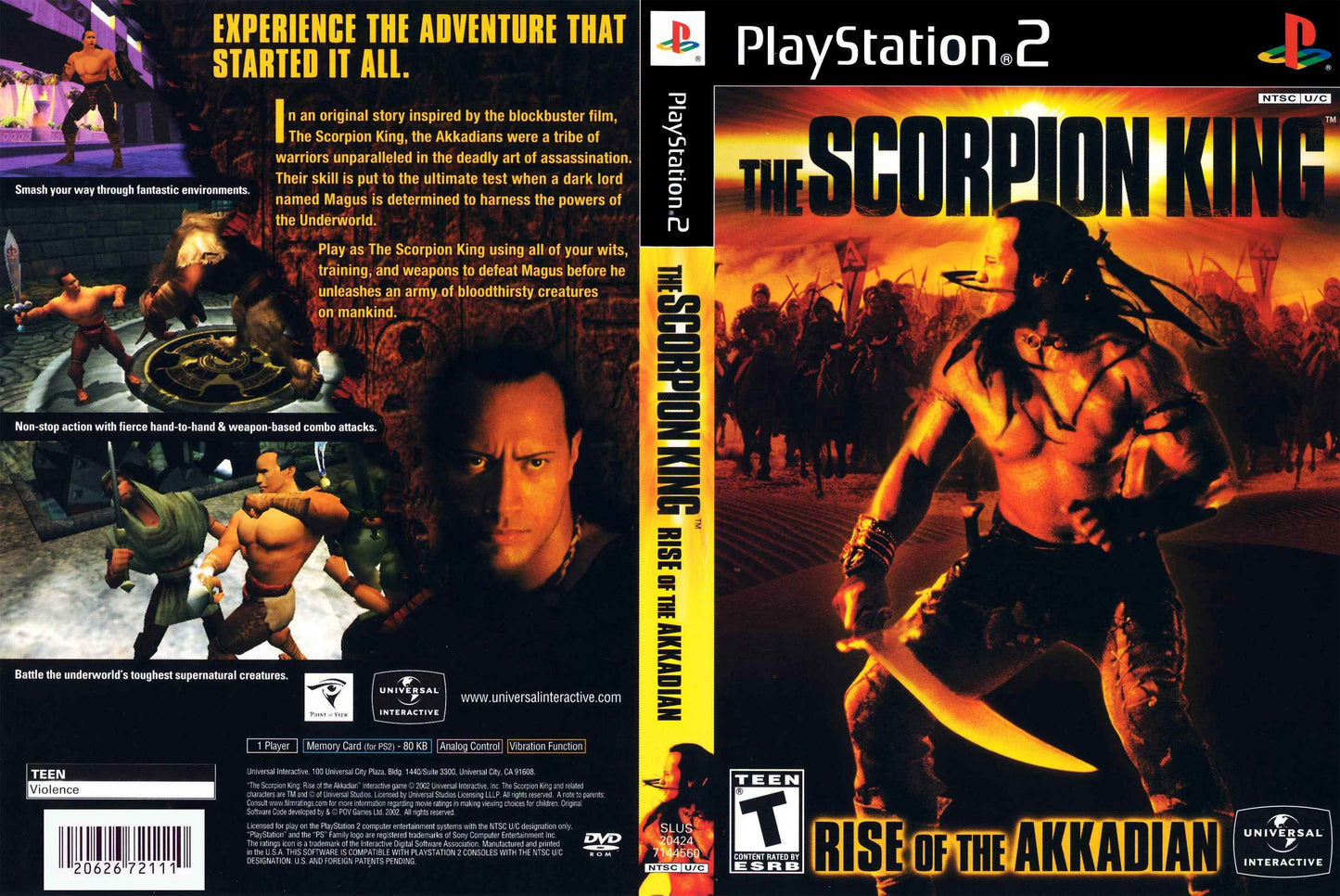 Scorpion King Rise of the Akkadian Cover Art - WOI Solutions