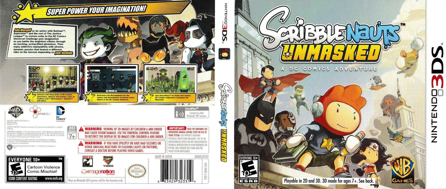 Scribblenauts Unmasked A DC Comics Adventure Cover Art - WOI Solutions
