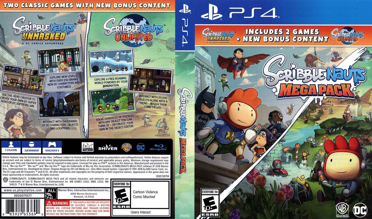 Scribblenauts Mega Pack Cover Art - WOI Solutions