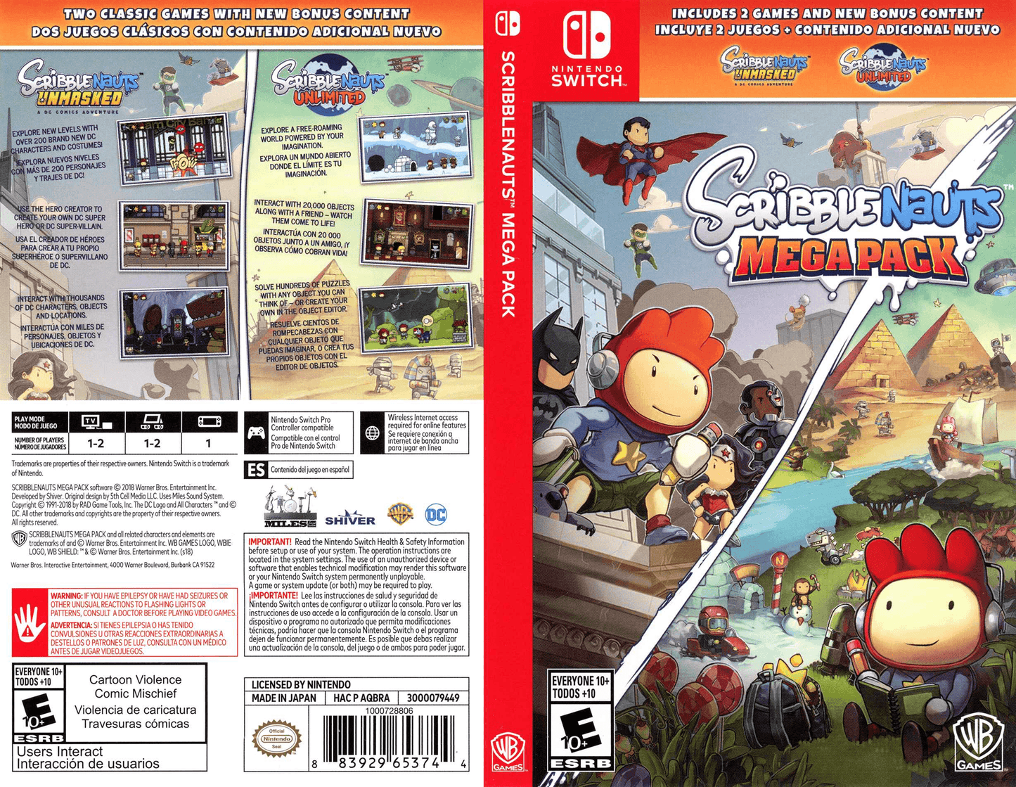 Scribblenauts Mega Pack Cover Art - WOI Solutions