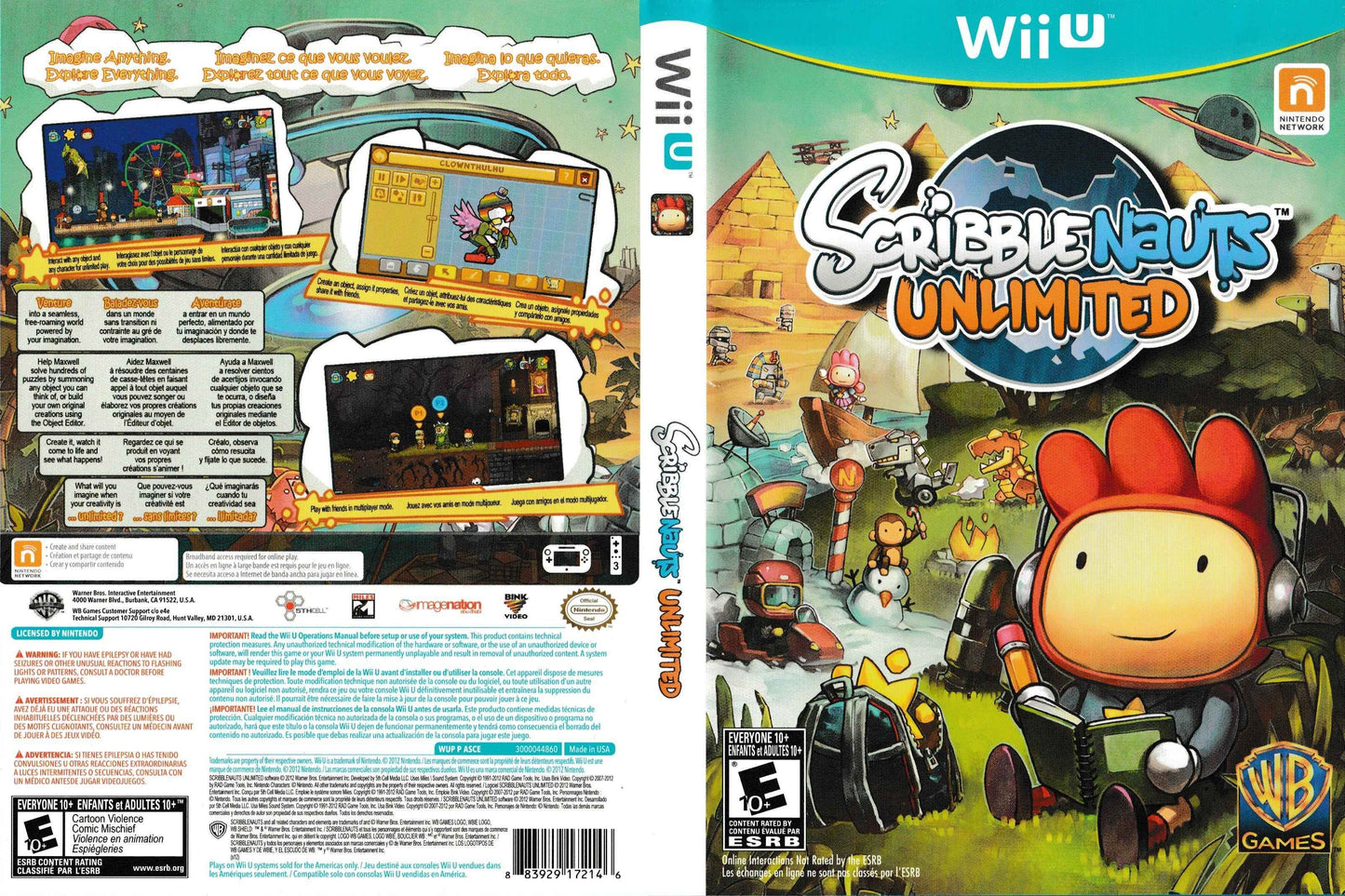 Scribblenauts Unlimited Cover Art - WOI Solutions