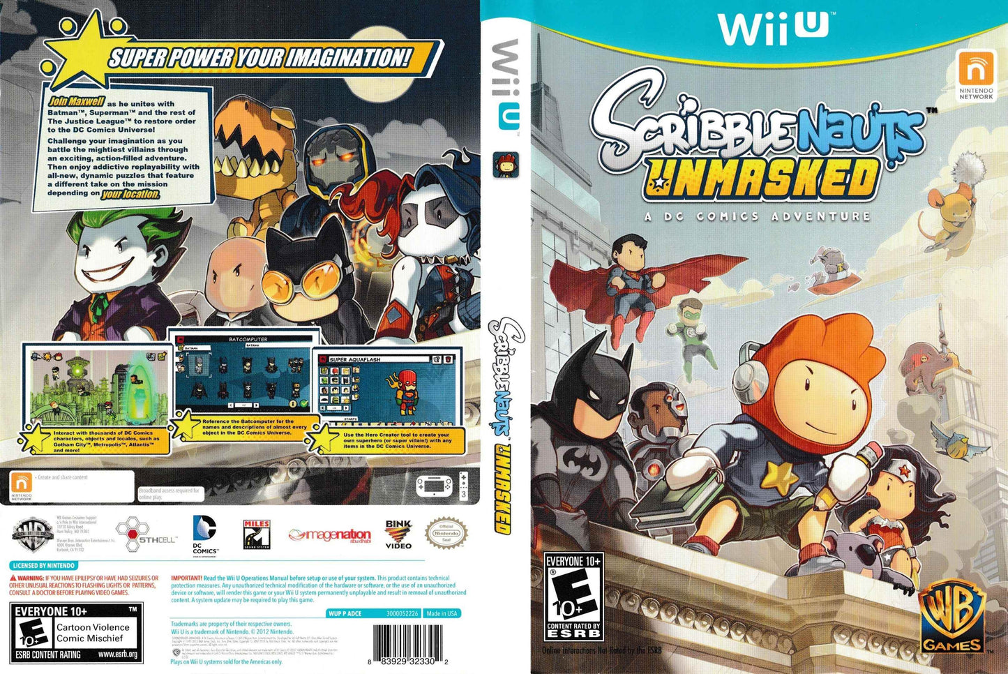 Scribblenauts Unmasked A DC Comics Adventure Cover Art - WOI Solutions