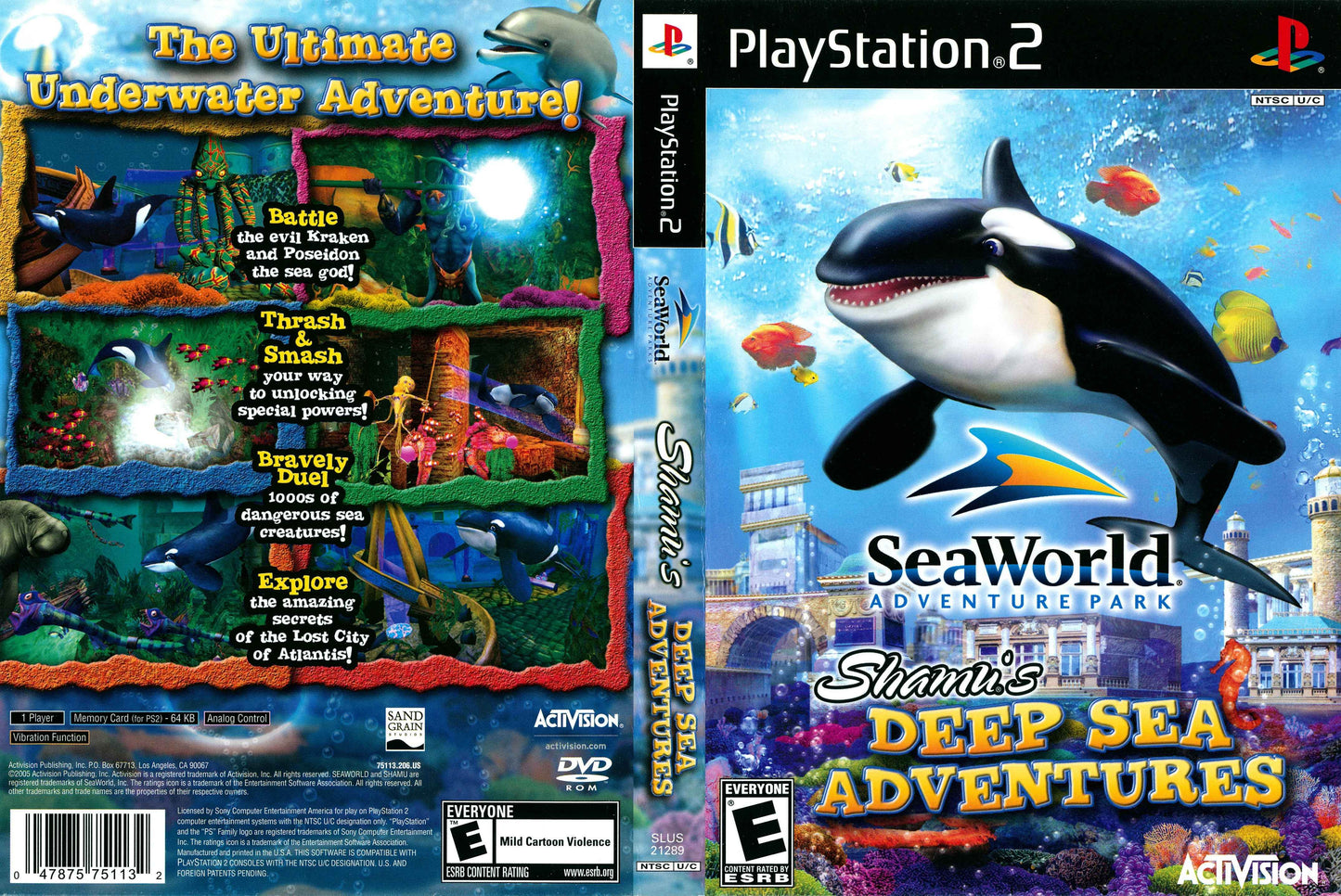 SeaWorld Adventure Parks Shamu's Deep Sea Adventures Cover Art - WOI Solutions