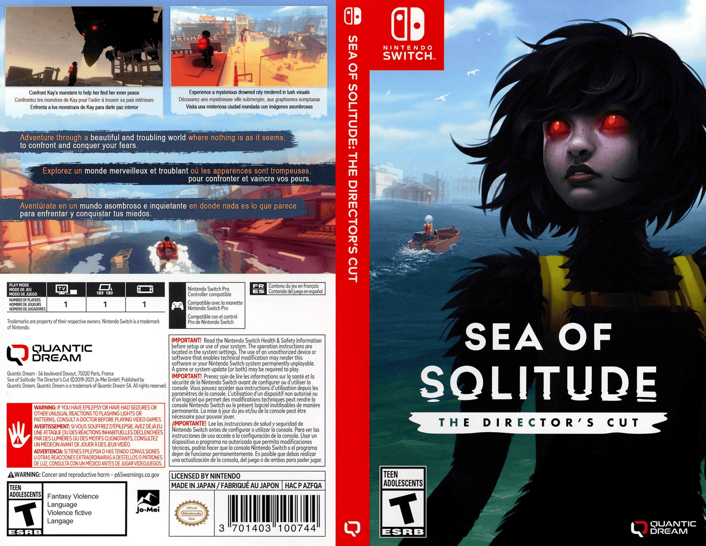 Sea of Solitude The Director's Cut Cover Art - WOI Solutions