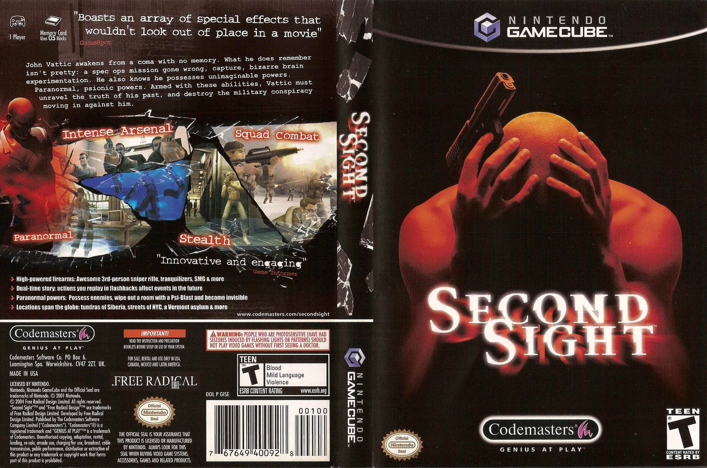 Second Sight Cover Art - WOI Solutions