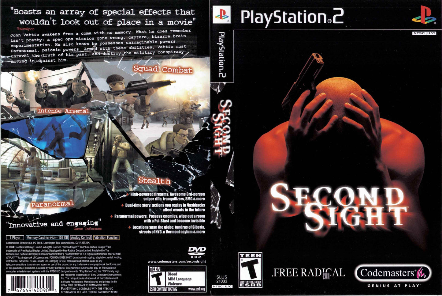 Second Sight Cover Art - WOI Solutions