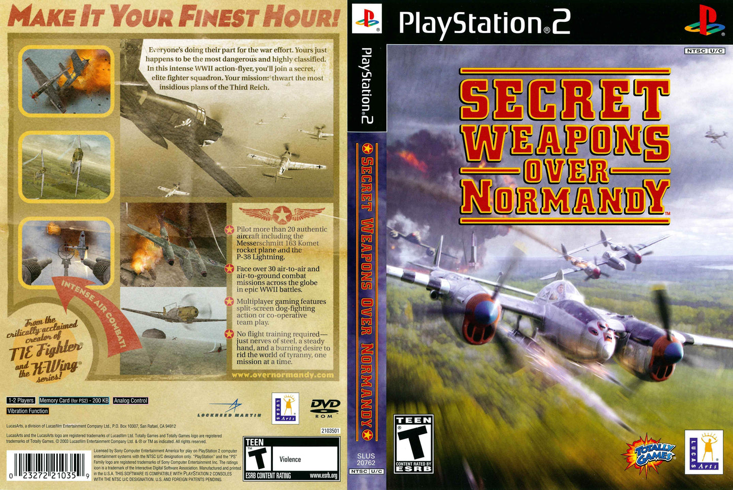 Secret Weapons over Normandy Cover Art - WOI Solutions