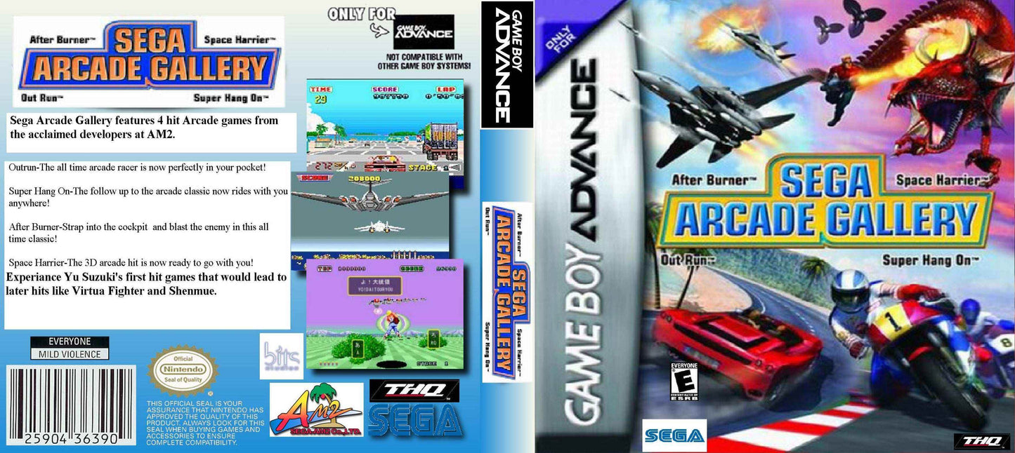 Sega Arcade Gallery Cover Art - WOI Solutions