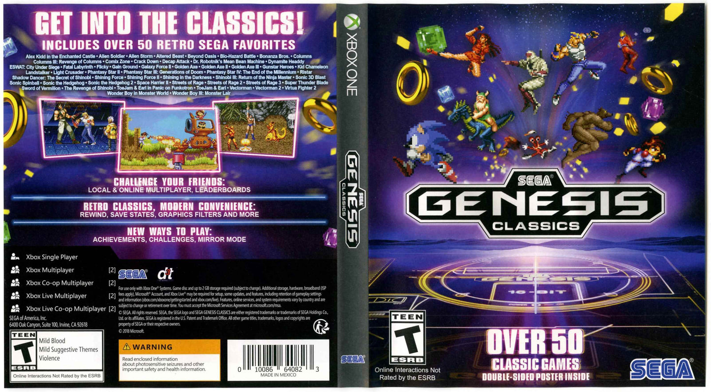 Sega Genesis Classics Cover Art - WOI Solutions