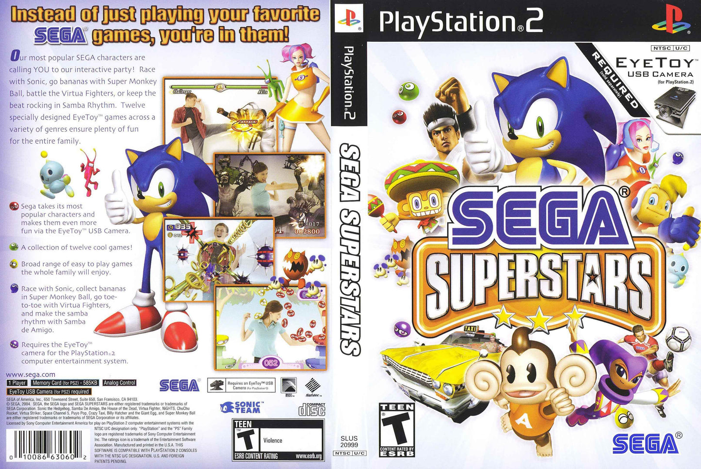 Sega Superstars Cover Art - WOI Solutions