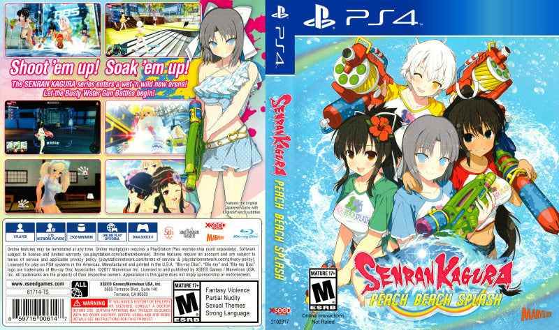 Senran Kagura Peach Beach Splash Cover Art - WOI Solutions