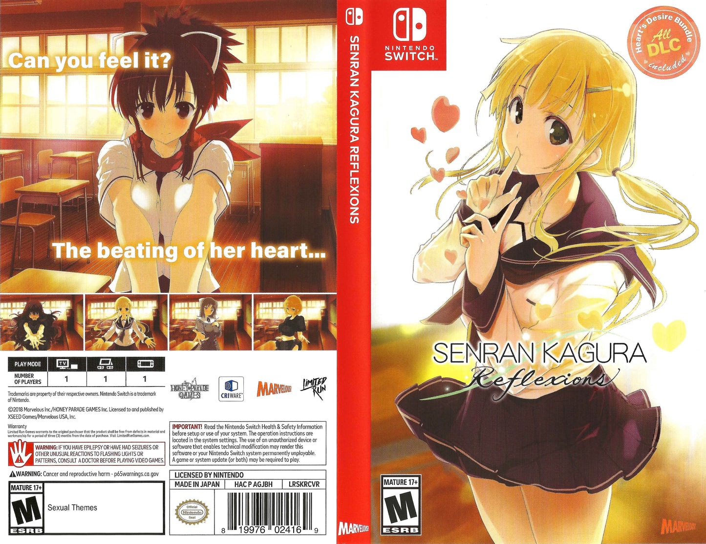 Senran Kagura Reflexions Cover Art - WOI Solutions