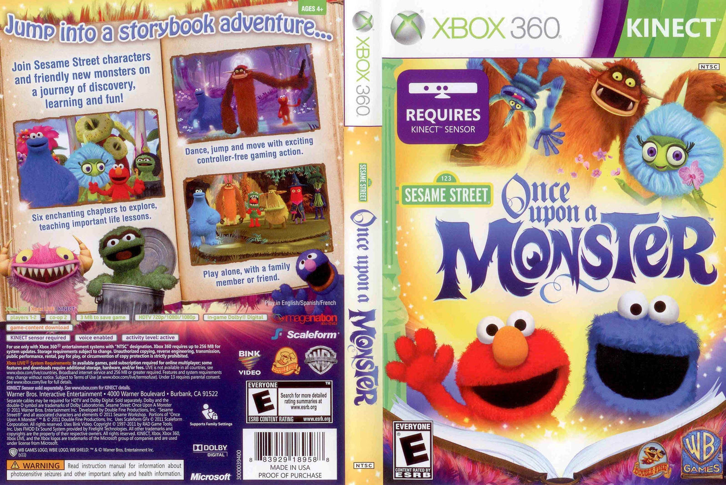 Sesame Street Once Upon a Monster Cover Art - WOI Solutions