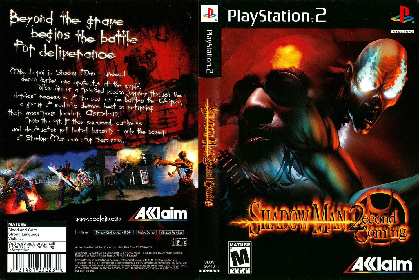 Shadow Man 2econd Coming Cover Art - WOI Solutions