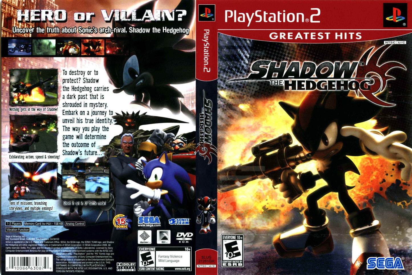 Shadow The Hedgehog Cover Art - WOI Solutions