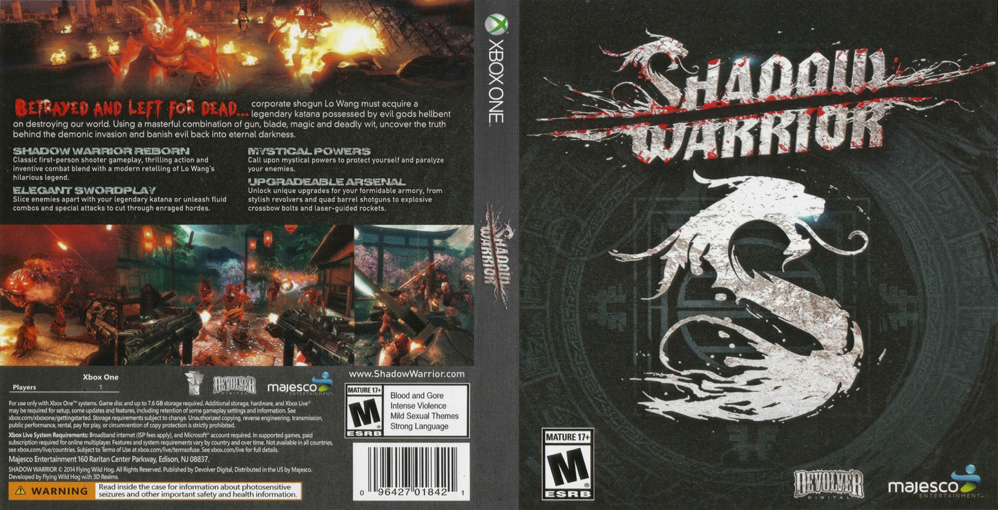 Shadow Warrior Cover Art - WOI Solutions