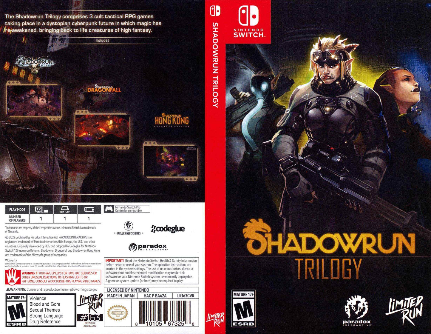 Shadowrun Trilogy Cover Art - WOI Solutions