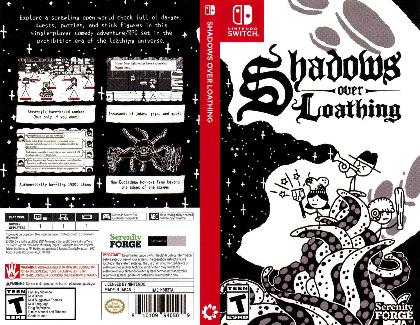 Shadows over Loathing Cover Art - WOI Solutions