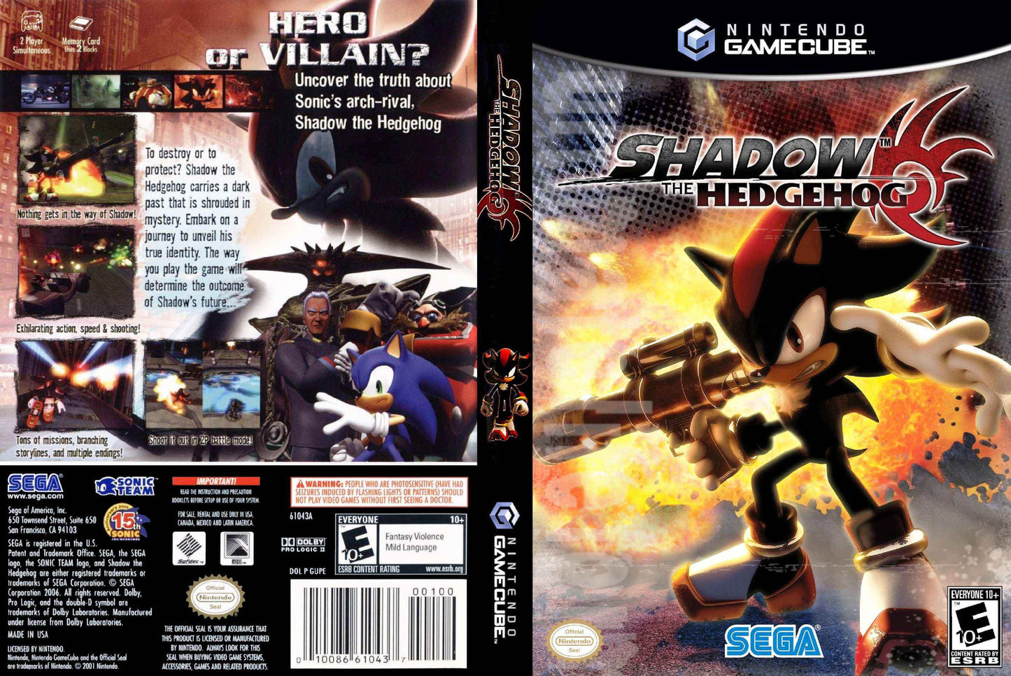 Shadow the Hedgehog Cover Art - WOI Solutions