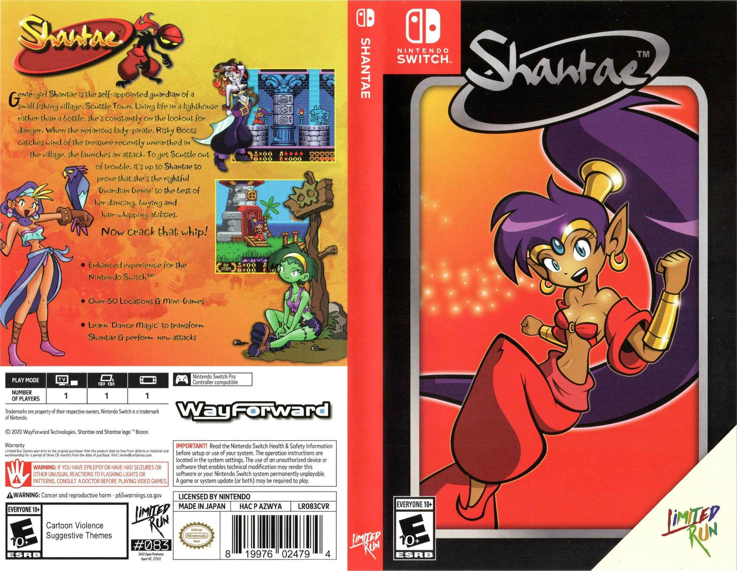 Shantae Cover Art - WOI Solutions