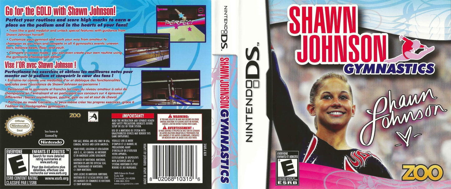 Shawn Johnson Gymnastics Cover Art - WOI Solutions