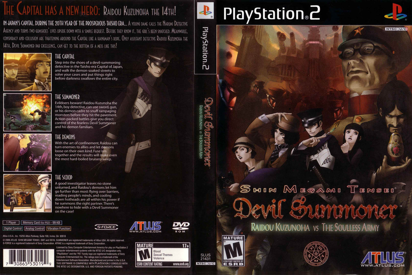 Shin Megami Tensei Devil Summoner Cover Art - WOI Solutions