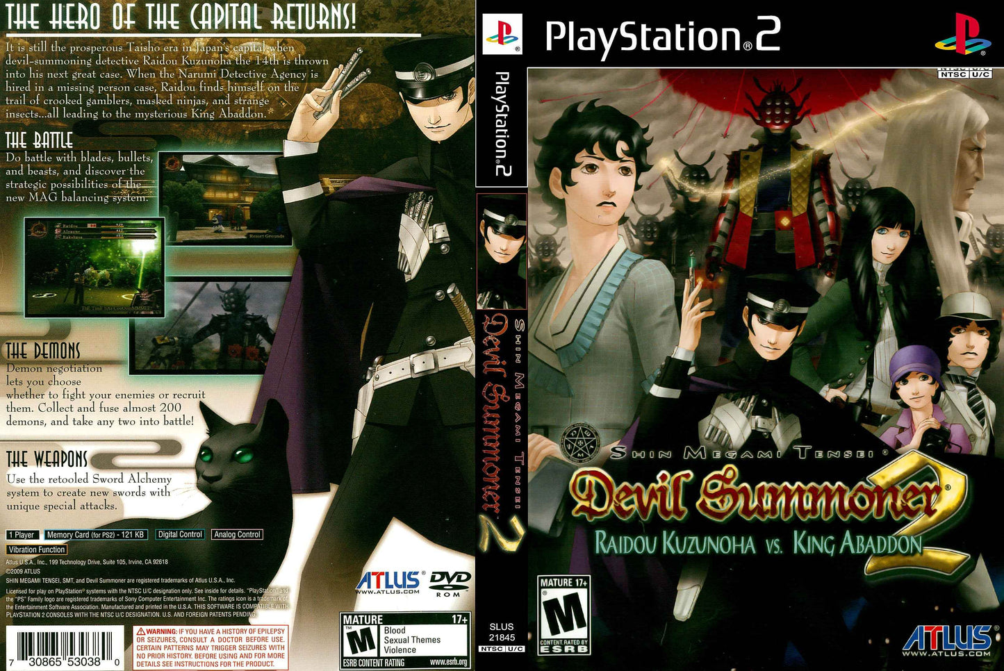 Shin Megami Tensei Devil Summoner 2 Cover Art - WOI Solutions