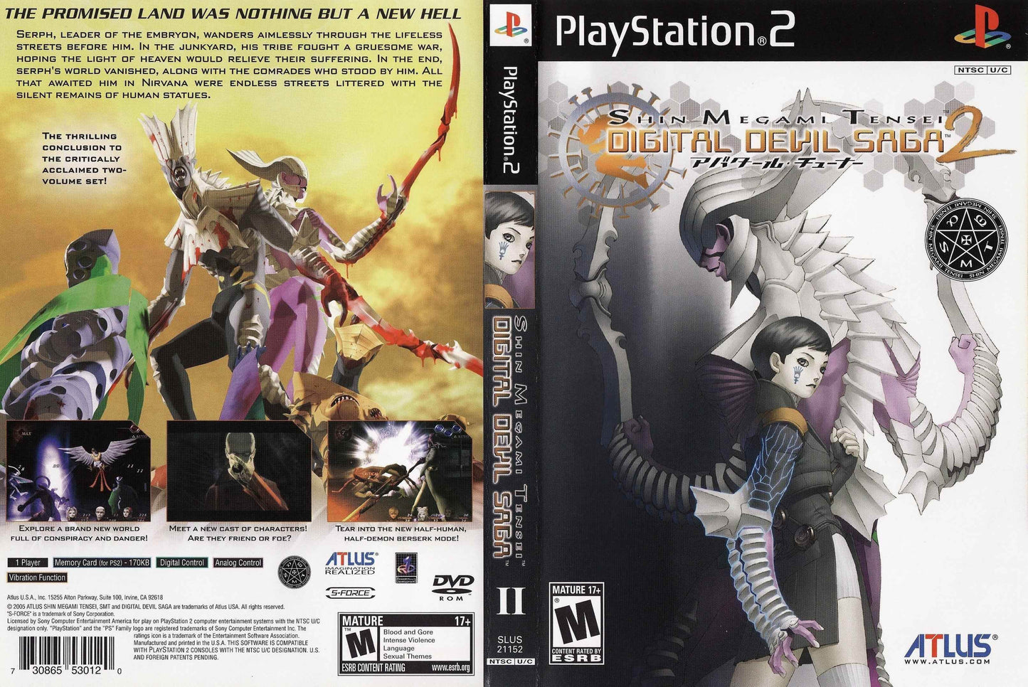 Shin Megami Tensei Digital Devil Saga 2 Cover Art - WOI Solutions