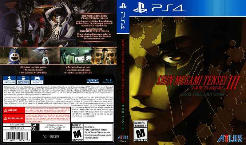 Shin Megami Tensei III Nocturne HD Remaster Cover Art - WOI Solutions