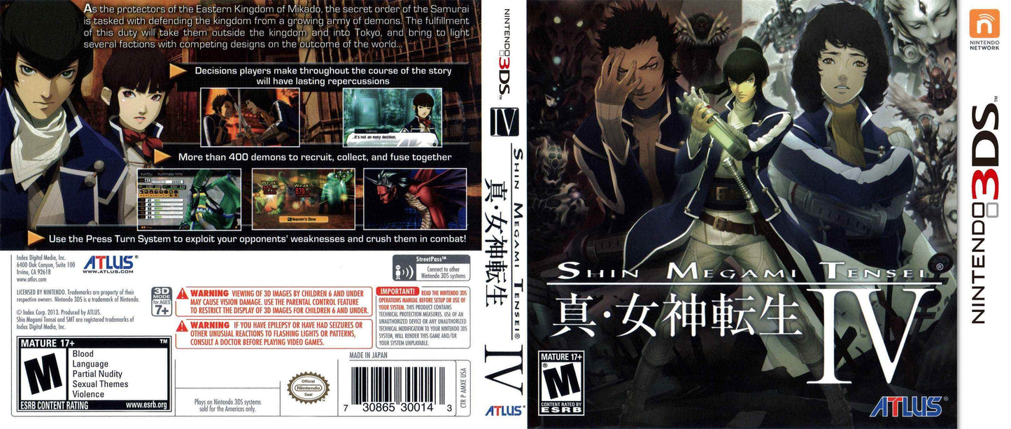 Shin Megami Tensei IV Cover Art - WOI Solutions
