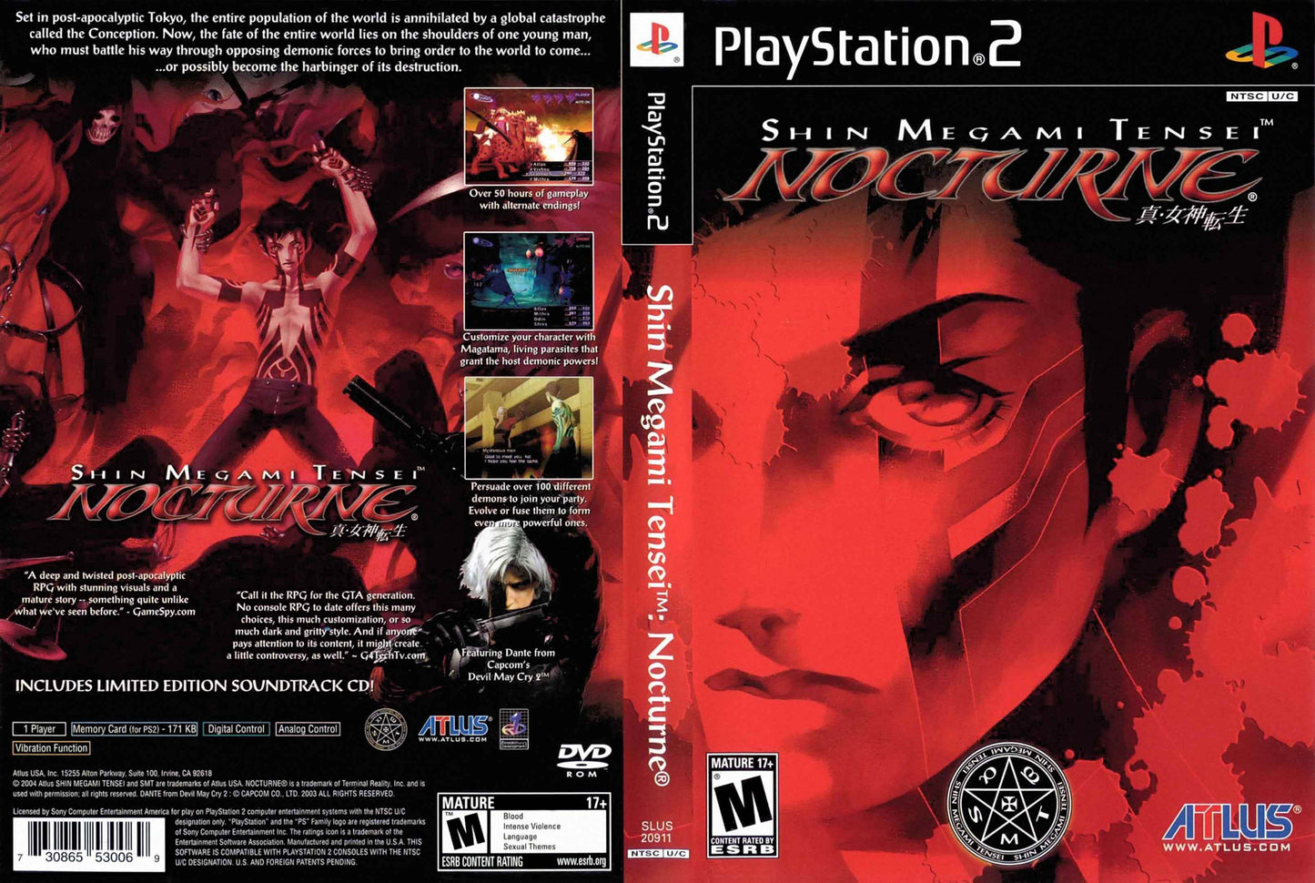 Shin Megami Tensei Nocturne Cover Art - WOI Solutions