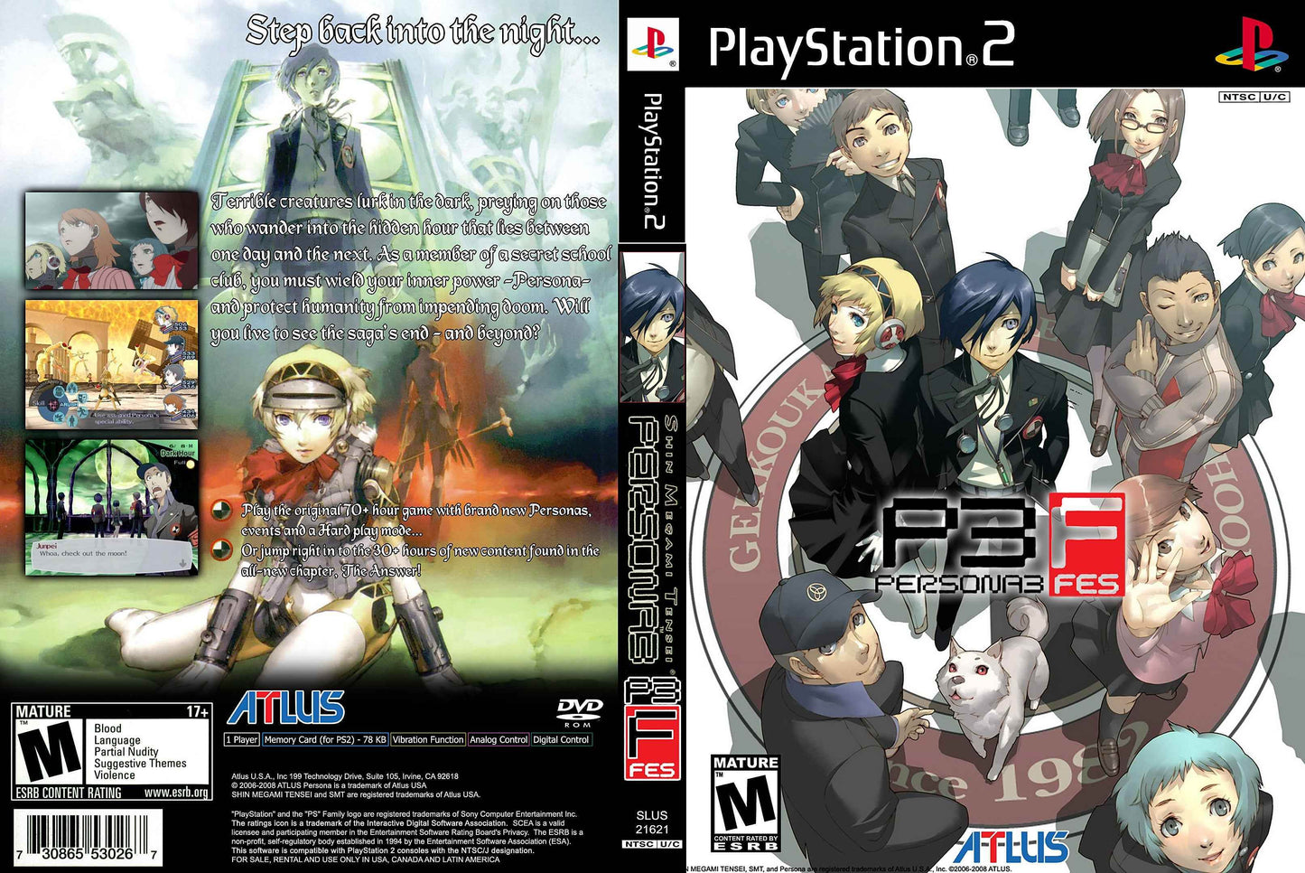 Shin Megami Tensei Persona 3 FES Cover Art - WOI Solutions