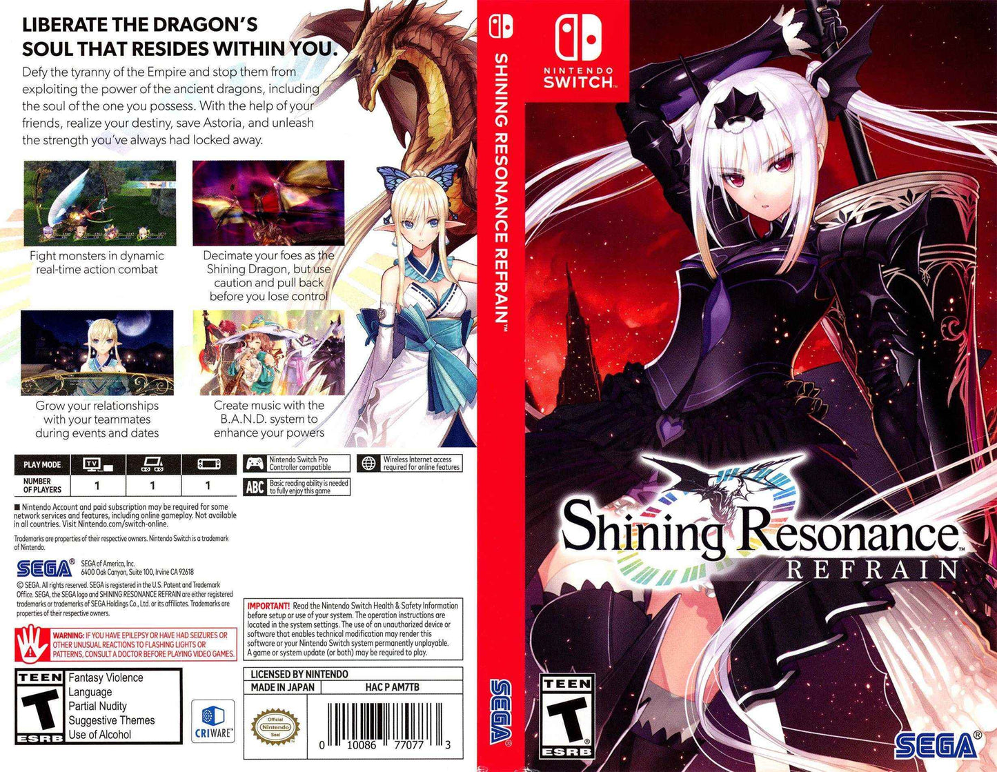 Shining Resonance Refrain Cover Art - WOI Solutions