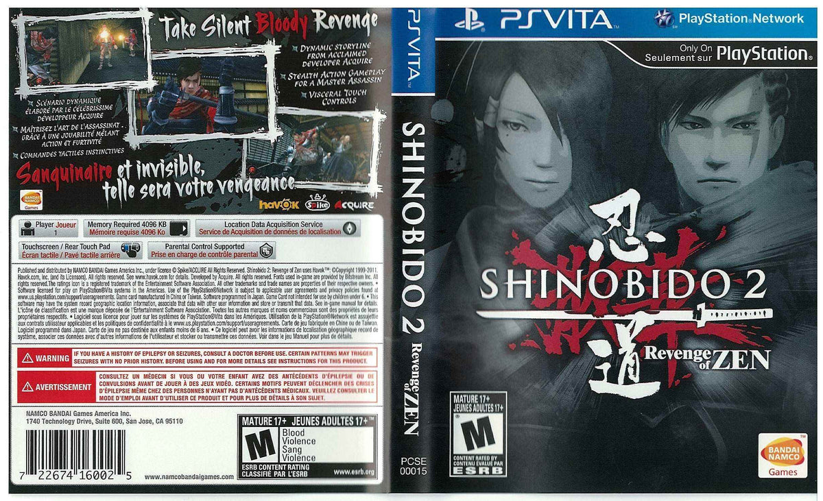 Shinobido 2 Revenge of Zen Cover Art - WOI Solutions