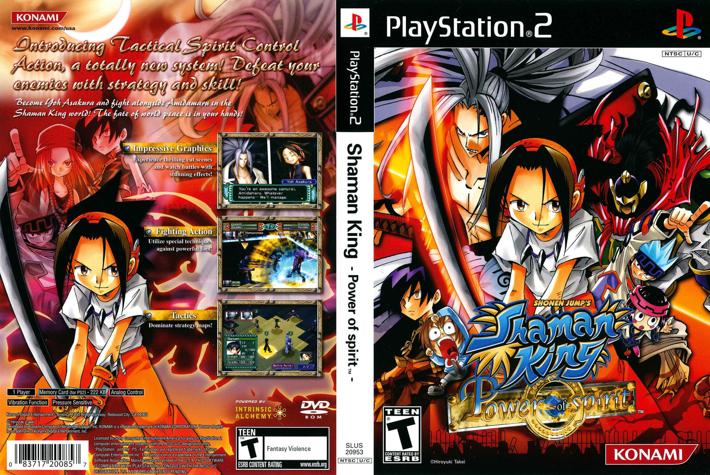 Shonen Jump's Shaman King Power of Spirit Cover Art - WOI Solutions